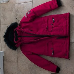 Red winter coat La Neige by Pajar